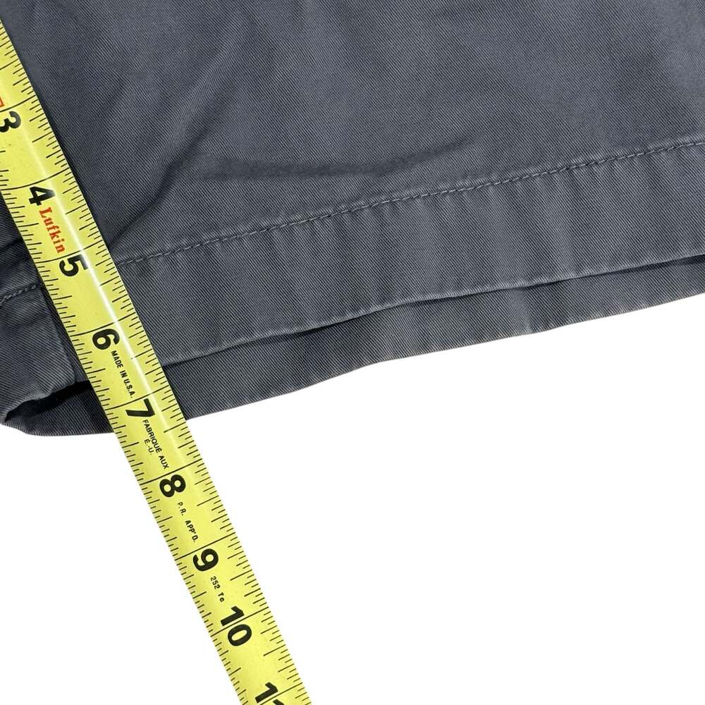 J.Crew Stanton 9" Chino Shorts Men's Grey Flat Front Cotton Twill 34 - Picture 4 of 6
